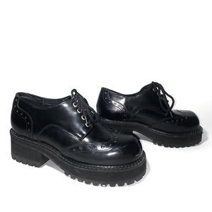 Bed Stu Vintage Chunky Platform Oxfords